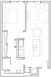 A2 Floor Plan A2 Floor Plan at The Q Topanga, California
